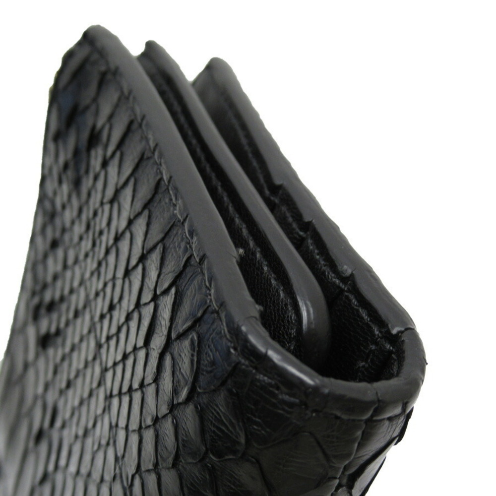 Celine Python Leather Party Bag Black - image 3